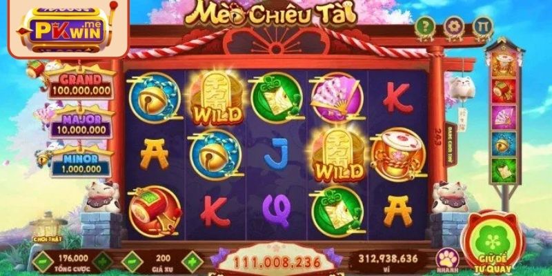 Mèo Chiêu Tài PKWIN Hấp Dẫn Với Luật Chơi Minh Bạch 3 Tần suất hiển thị biểu tượng đặc biệt