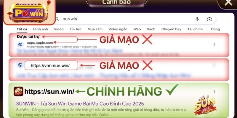 Sunwin Giả Mạo: Cách Nhận Biết Và Phòng Tránh An Toàn 1 Sunwin giả mạo là những nền tảng sử dụng giao diện tương tự bản chính